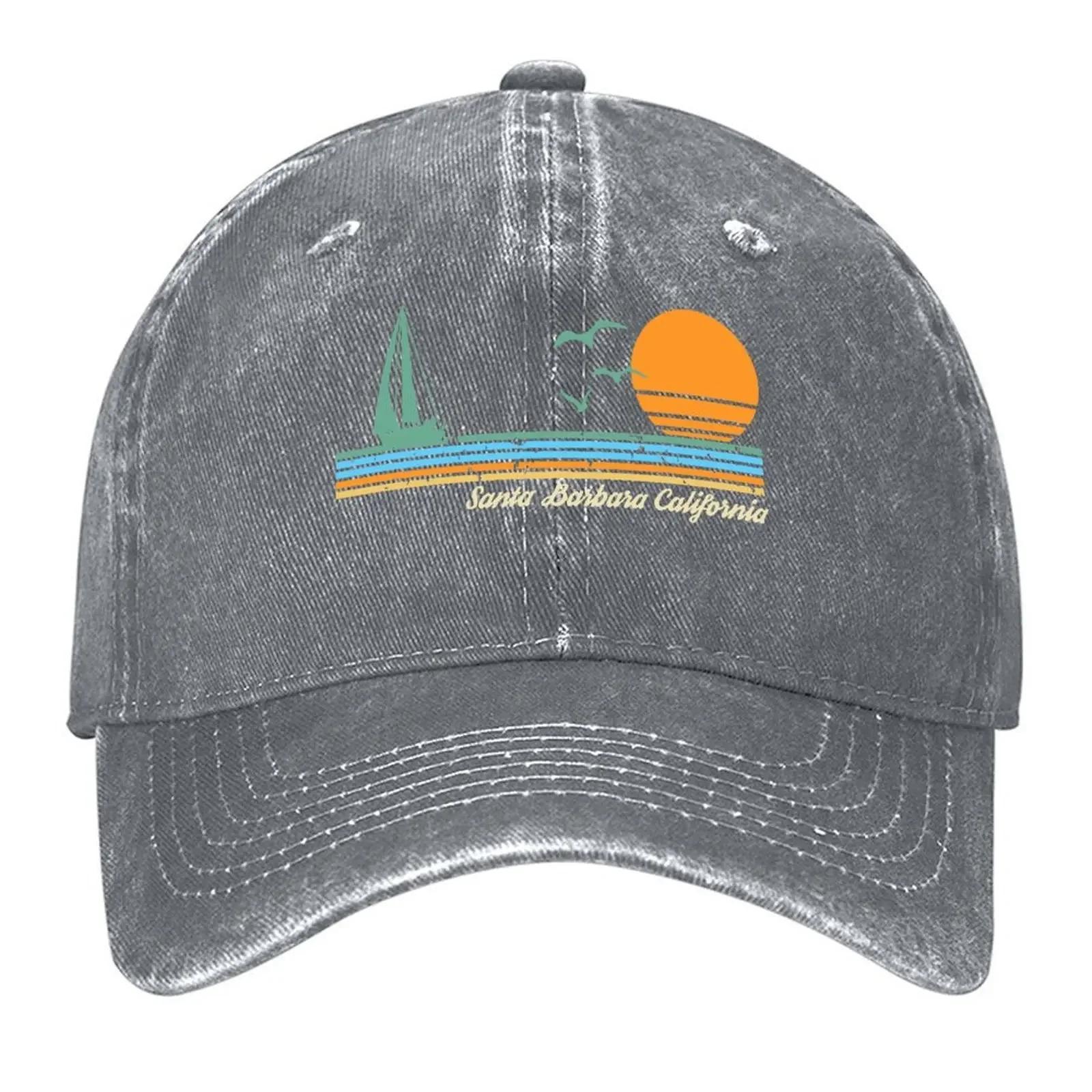 New Santa Barbara California Baseball Cap Hat Luxury Brand Beach Outing luxury caps New In Hat Caps Women Unisexs