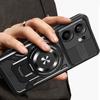 For Oppo Reno13 F 5G Magnetic Case Rotating Kickstand TPU+PC Phone Cover