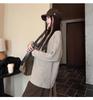Women's Long-Sleeve Textured Brushed T-Shirt, New Spring/Autumn Korean Style, Loose Fit Versatile Base Layer Top