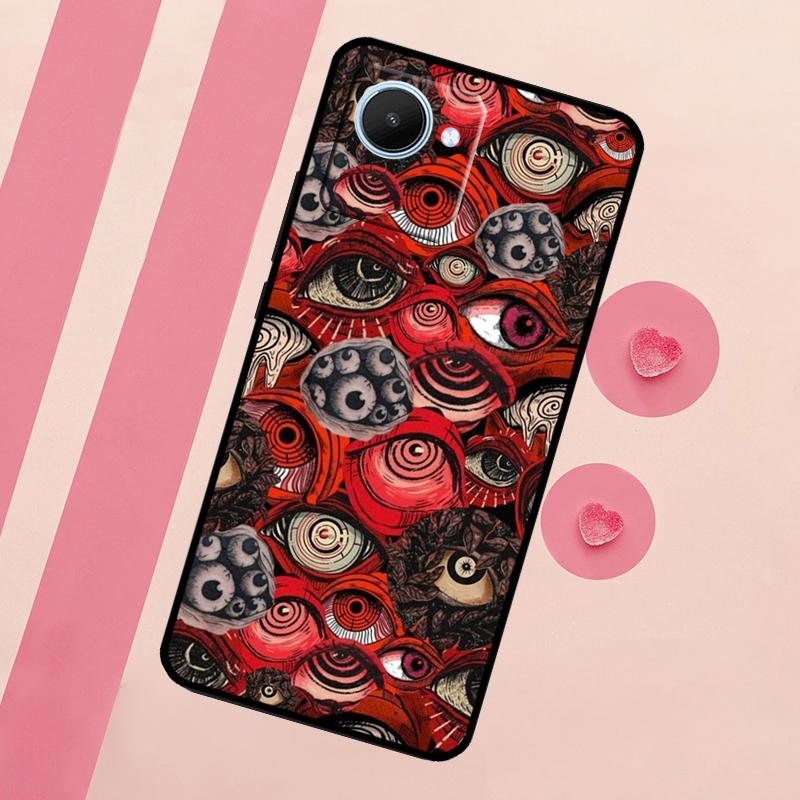 Scary Face Eyes For Realme 15 Pro 10 11 12 13 14 Pro Plus GT7 C67 C65 C63 C61 C55 C53 C51 C35 C71 C75 Case