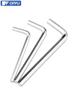 Nickel-Plated T-Handle Hex Key Tool, Metric/Imperial Sizes M0.9-14mm & 1/16-3/8"