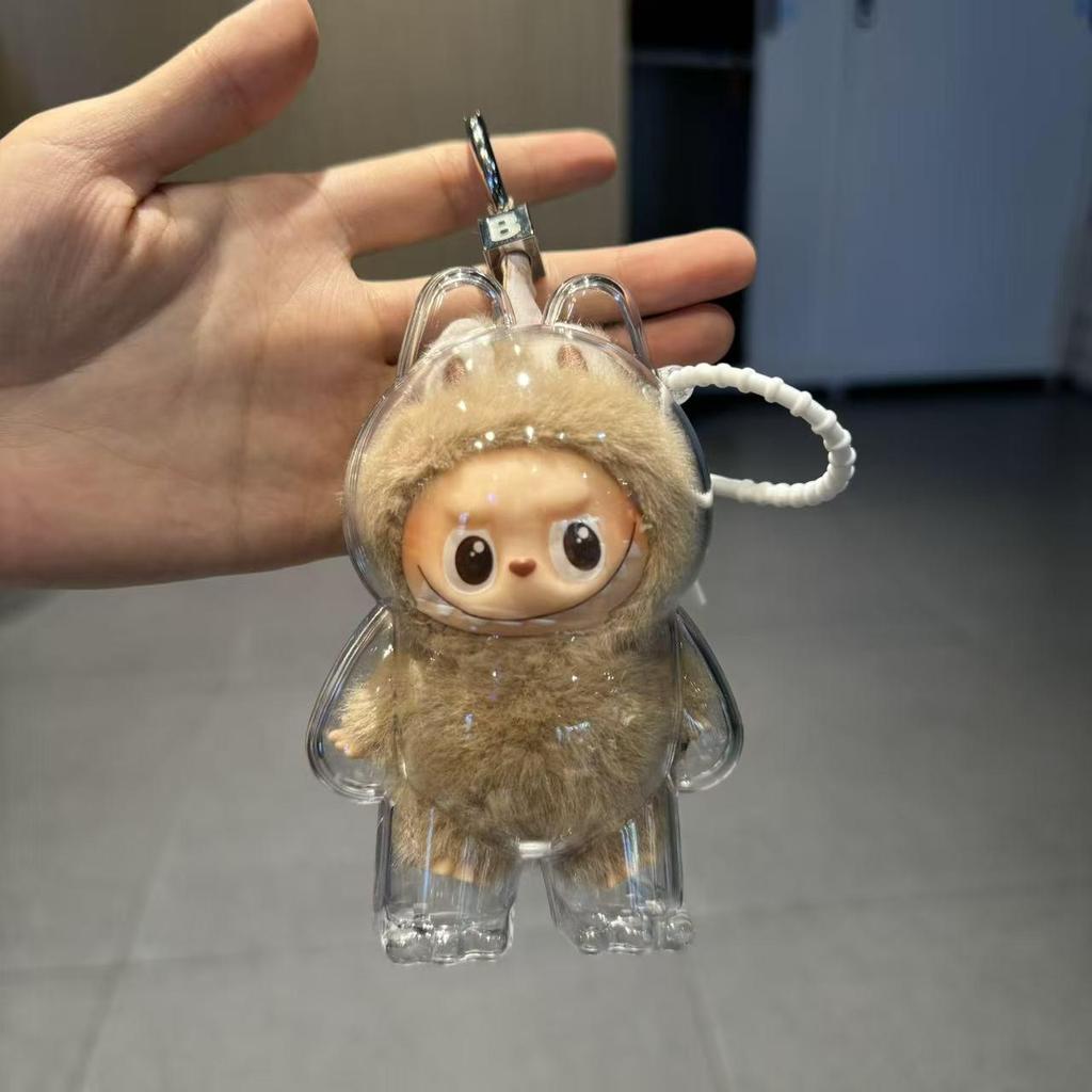 Labubu Vinyl Dustproof Display Case for Sit-Sit Party Doll