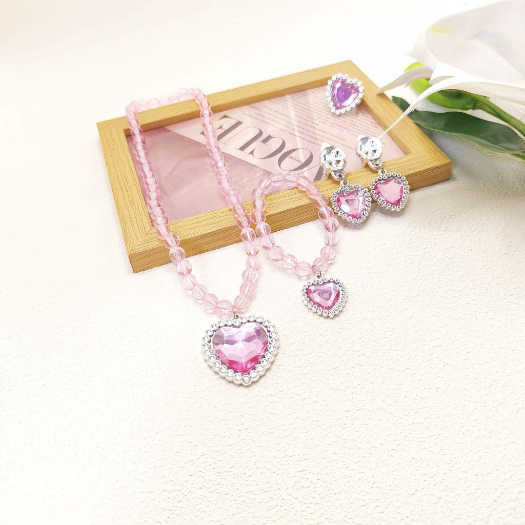 5 Pcs Children's Necklace Bracelet Set Necklace Girl Baby Accessories Children's Necklace Children's Accessories