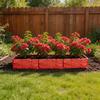 Plastic Garden Boundary Fence Lawns & Terraces - Durable Weather-Resistant Outdoor Decoration, Decorative Garden Fence, Lawn Edging Tool