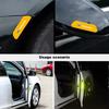 4Pcs Car Door Sticker Safety Warning Reflective Mark For Volvo Rdesign XC60 XC40 V60 V40 EX30 XC90 C30 V50 S90 Car Accessories
