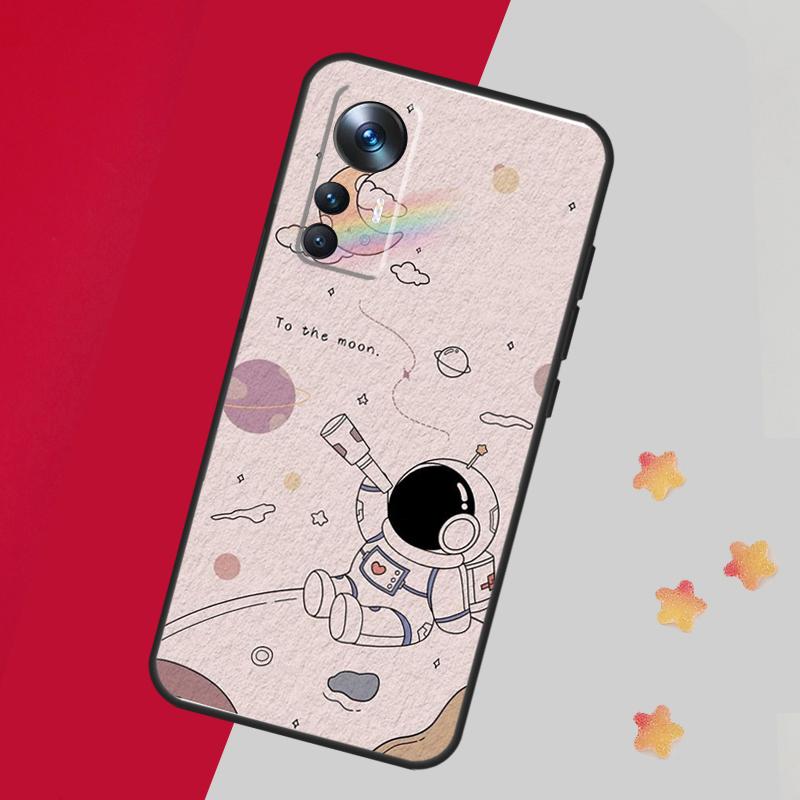 Cute galaxy Astronaut Case For Xiaomi 15 14 13 Ultra 11T 12T 13T 14T Pro Cover For POCO X7 X6 X3 X5 F5 F6 F7 Pro