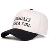 Men Letter Embroidered Patchwork Baseball Cap Outdoor Adjustable Sunscreen Leisure Hat Spring Autumn Travel Tourism Beach Vacation