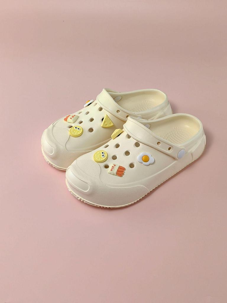 2025 Summer Women's Thick Sole Hole Sandals & Slippers - Cute, Height-Boosting Beach Footwear