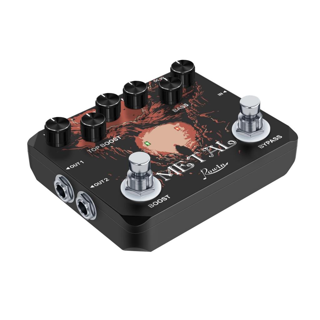 LTL-03 Metal 2.0 Version Guitar Effect Pedal with Traditional Metallic Sounds, Super Distortion Sound and True Bypass