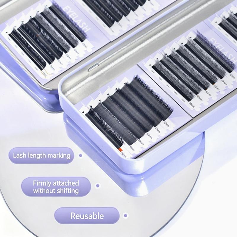 Magnetic Single Layer Lash Extension Storage Box Display Box For False Eyelash Eyelash Strips For Individual