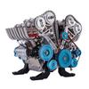 TECHING V8 Engine Model 1/3 Scale Metal Mechanical Engine Science Experiment Physics Education Toy Gift