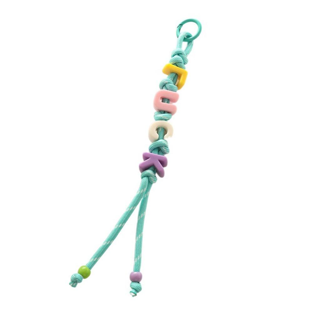 Anti-Lost Mobile Phone Lanyard Colorful Car Keyring Cute Beaded Tassel Pendant  Friend Gift