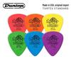 Dunlop 418R Multicolor Frosted Anti-slip Wear-resistant Turtle Guitar Pick for Acoustic & Electric Fast Picking.