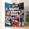 Grand Theft Auto Vice City Spillkunst Teppe, Flanellteppe for soverom, stue, sofa og sovesofaer.