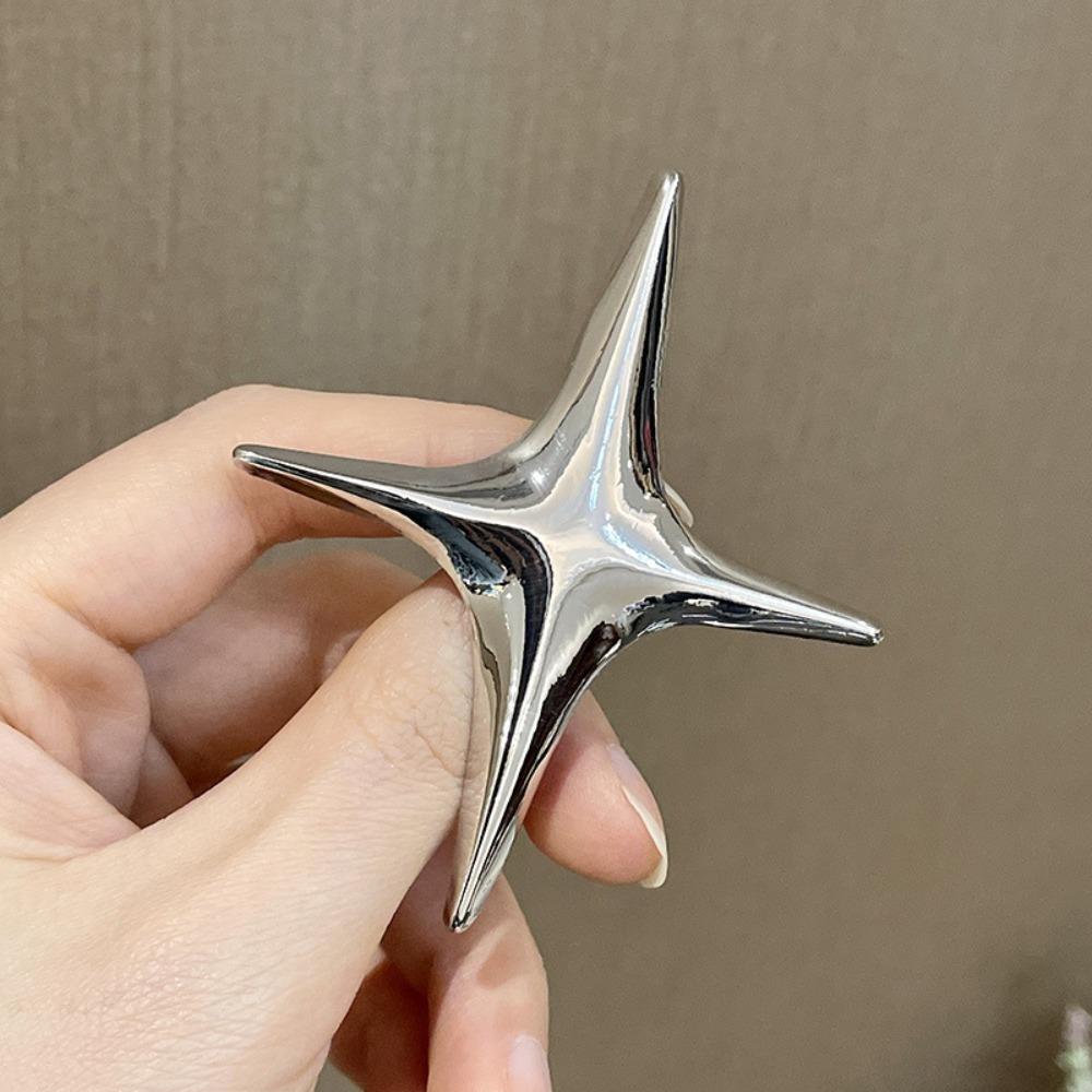 

Star Shape Punk Brooch Alloy Metal Cross Star Brooches New Fashion Brooch