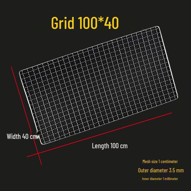 Stainless Steel Rectangular BBQ Grill Rack Mesh