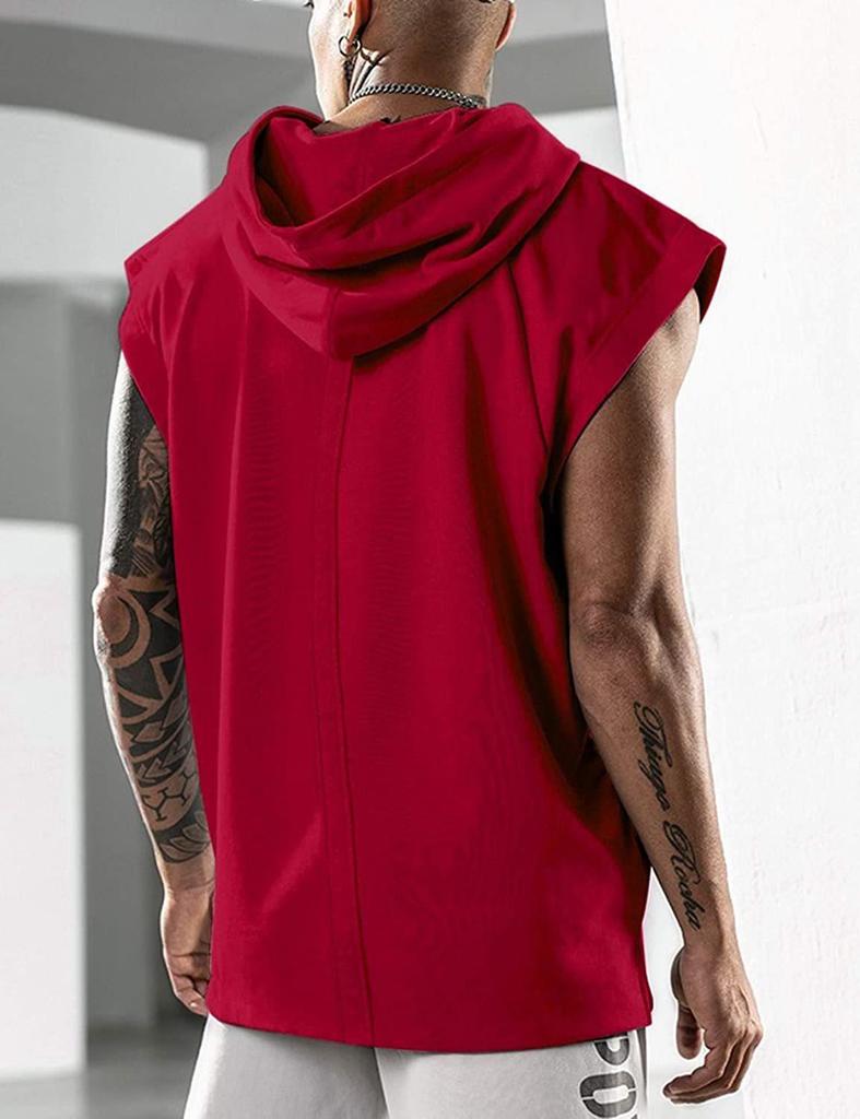 2021 Men's Casual Sleeveless Pullover T-shirt Vest