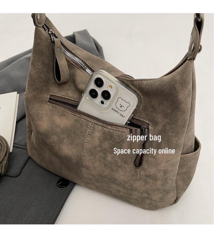 2025 Women's High-Quality Large Capacity Crossbody Tote for College and Commuting