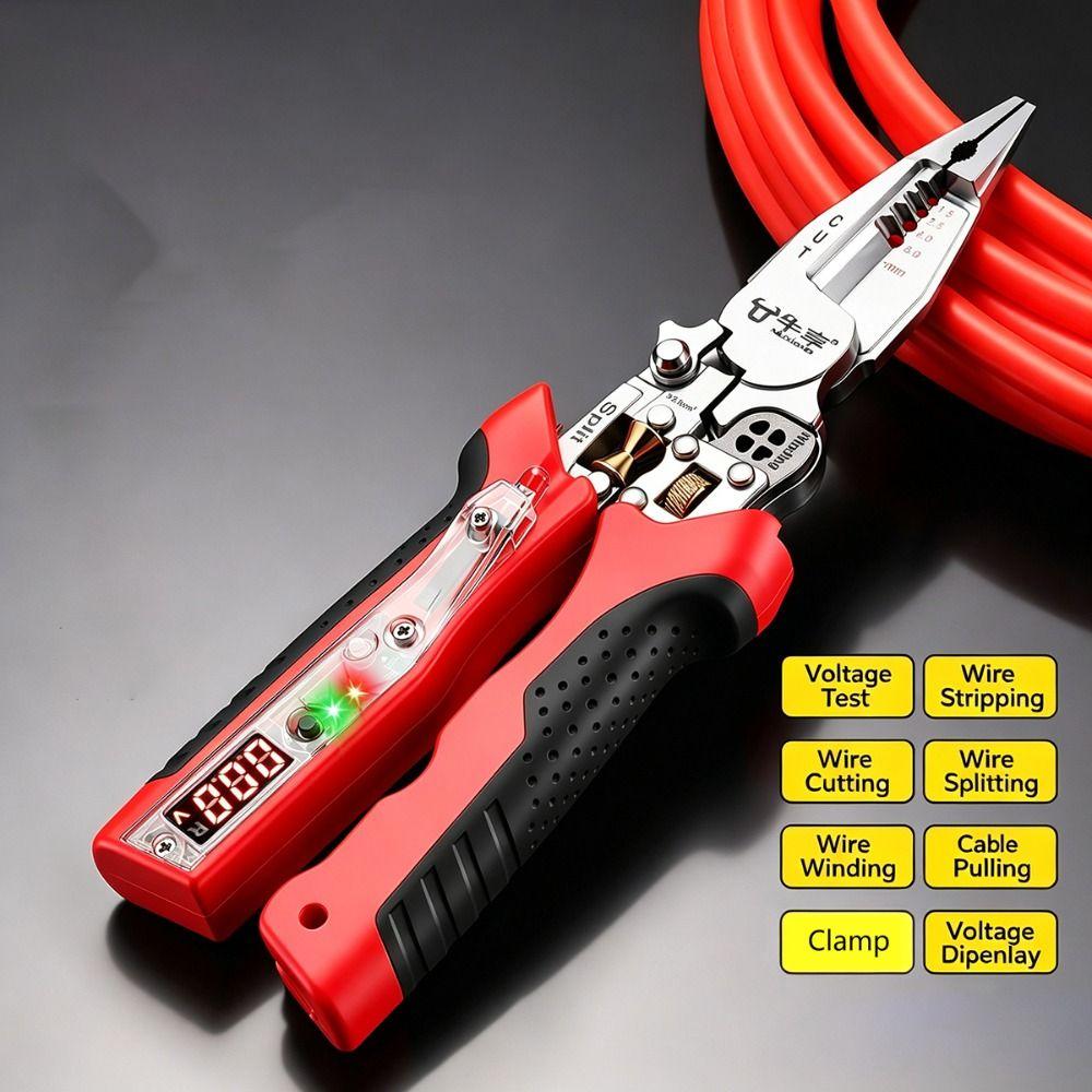Voltage Detection Wire Stripper Pliers Cable Stripping Pliers  Cable Maintenance