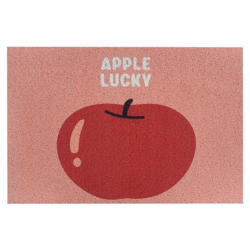 

Floor Mat Entry Sleek Entrance Ins Style Cartoon Style Lucky Nut Cut Wire Ring Dirt-resistant Dust Removal and Anti Slip Foot Pad 40 * 60cm