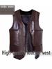 Men's Velvet-Lined Warm Workwear Vest - Autumn/Winter Casual Sleeveless