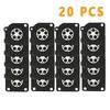 Easy To Install Metering Diaphragm 2.6cm X 3cm Black Carburetor Cloth Rubber Metering Diaphragm Repair 1\'\' X 1.2\'\' Set