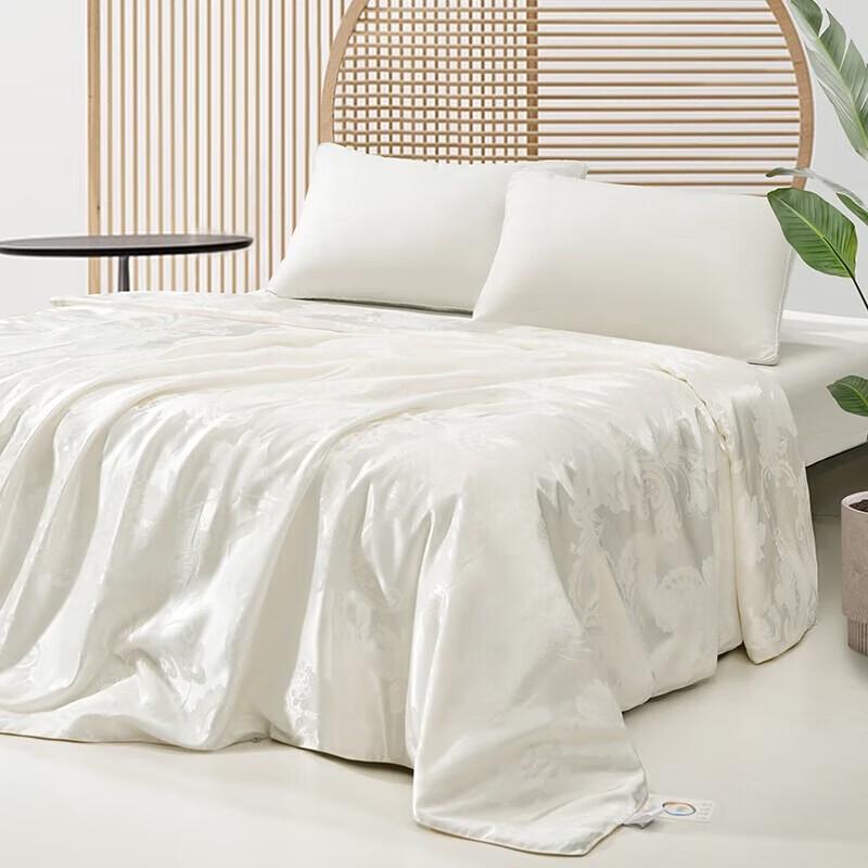 Mercury Home Textiles Jacquard Tussah Silk Quilt