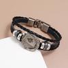 Ethnischer Stil Pokerarmband Punk Neues Lederarmband Pokerspiel Rindsleder Schmuck