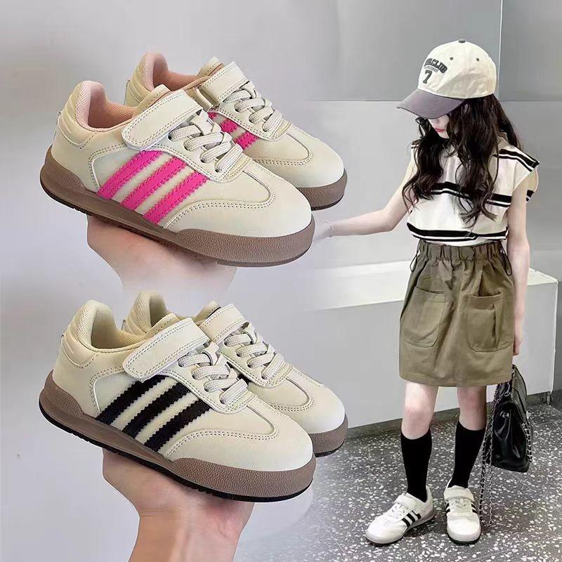 Girls' Sneakers Spring and Autumn New Style Little Girls' Single Shoes Big Kids' Sports Shoes Children's Dad Shoes