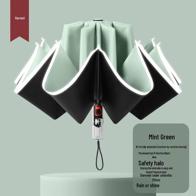 XuQing Automatic Reflective Reverse Umbrella
