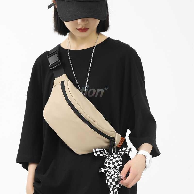Trendy Street Style Fashionable Mens Chest Bag Nylon Waterproof Crossbody Bag