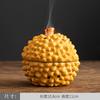 Big Fortune and Auspicious Ceramic Incense Burner, Ugly Orange Incense Holder, Mugwort Sandalwood Incense Burner