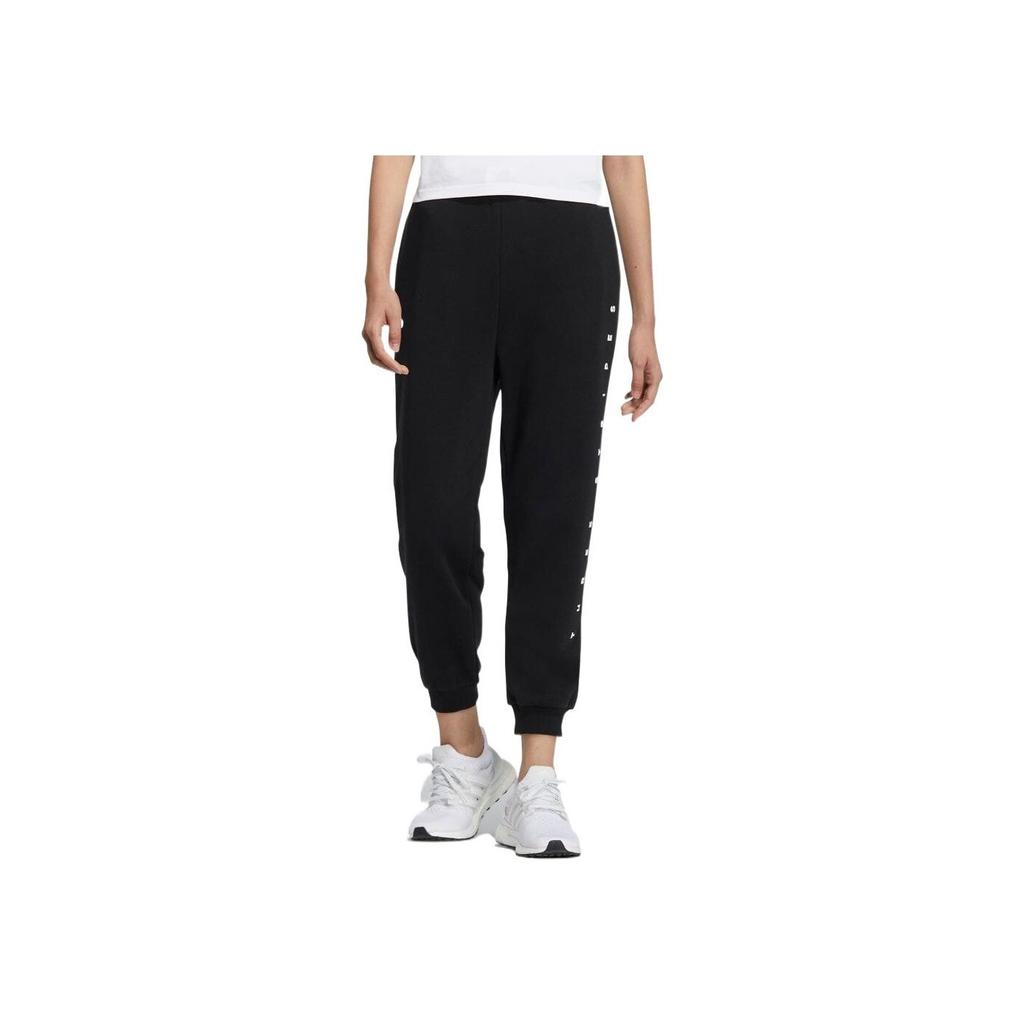 Adidas Casual Drawstring Joggers With Logo Women Bottoms Black IA5231