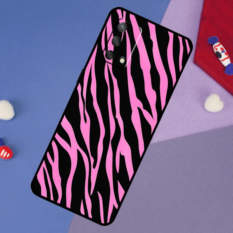 Zebra Streifen Print Hülle für OPPO A74 A94 A54 A17 A57 A77 A18 A58 A78 A98 A15 A52 A72 A5 A9 A53S A16 A76 A96