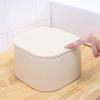 Desktop Small Trash Can Living Room Wastebasket Office Small Trash Can Household Waste Bin Small Desktop Garbage Basket Table