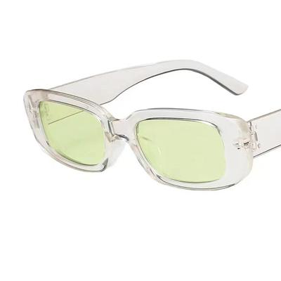 Nueva Moda Verano Vintage Gafas de Sol Rectangulares Pequeñas Sombras UV400 Mujer Hombre Punk Retro Cuadradas Gafas de Sol Gafas
