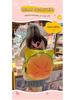 2025 Summer Cute Hamburger Cartoon Backpack for Women - Large Capacity, Double Shoulder Bag
