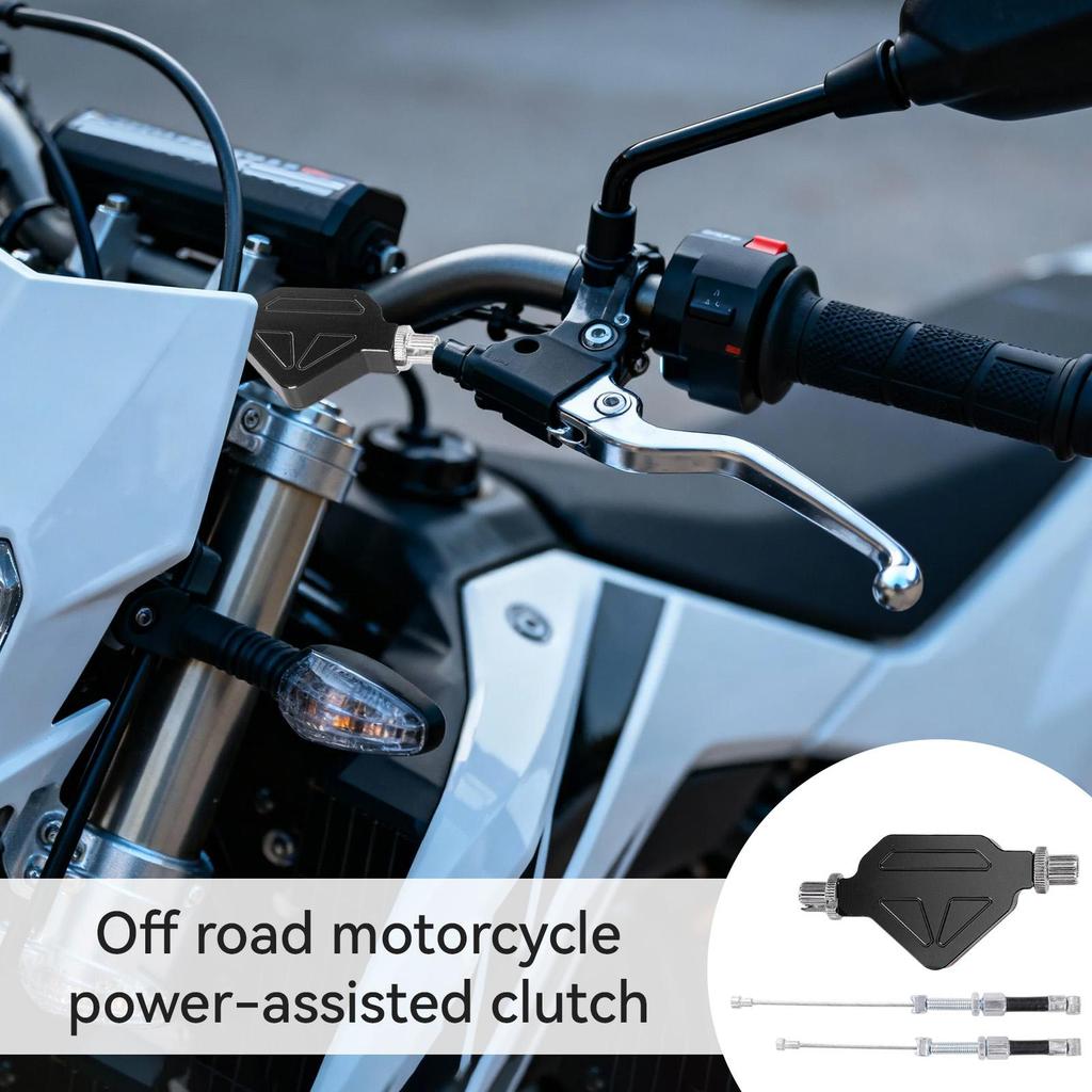 Motorcycle Clutch Replacement Stunt Replacement With Cable Aluminum Alloy Easy Pull Clutch System For Motocross Trail Riding