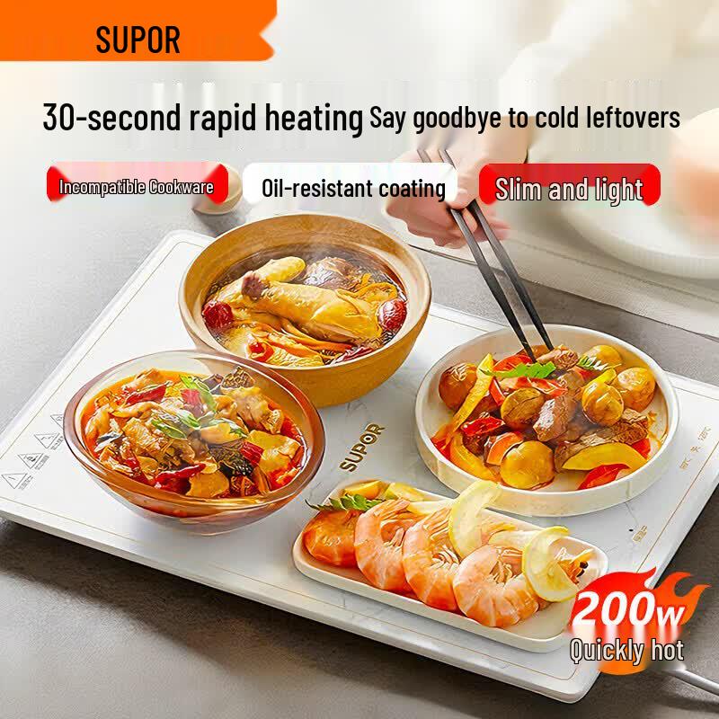 SUPOR Electric Food Warming Plate CN plug (adapter included)
