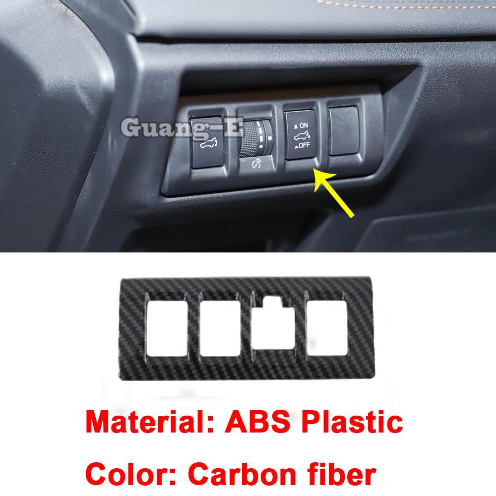 For Subaru Outback BT    ABS Button Armrest Cup Shift Knob Box Fog Light Frame Front Side Air Vent Outlet Trim Parts