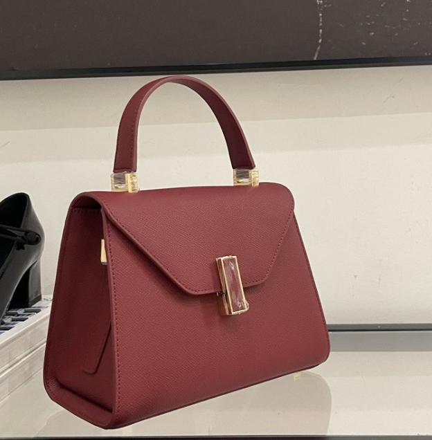 Geantă cu model de palmier Geantă de mână high-end Geantă de damă din piele naturală Geantă pătrată mică la modă și versatilă Geantă casual de umăr simplu crossbody