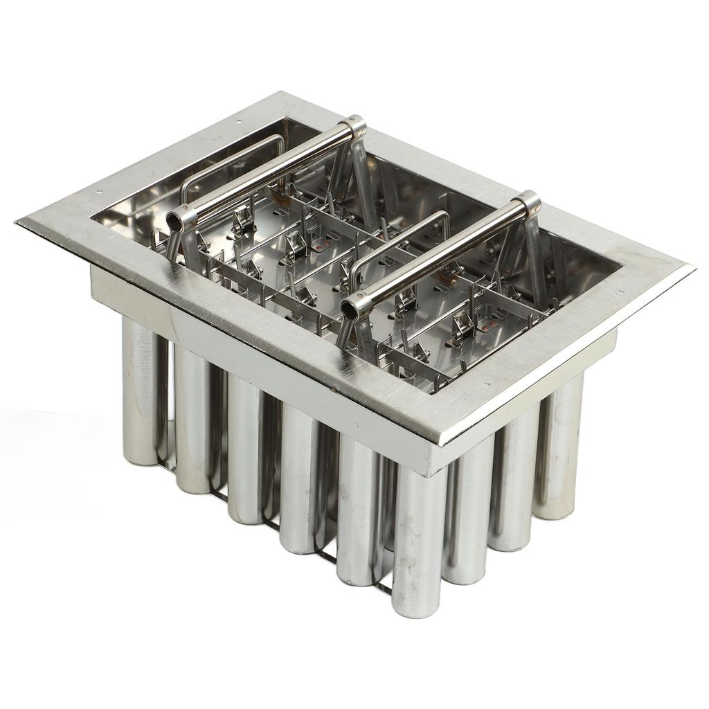 Mașină de făcut forme pentru bețișoare de înghețată din oțel inoxidabil 304, argintie, mașină de făcut forme pentru bețișoare de înghețată