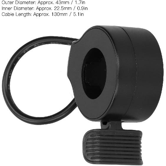 plplaaoo Электросамокат Большой палец Ручка газа Контроль скорости Пальцевая ручка газа Датчик Холла Ручка акселератора самоката Ручка газа Пальцевая ручка газа Переключатель тормоза для