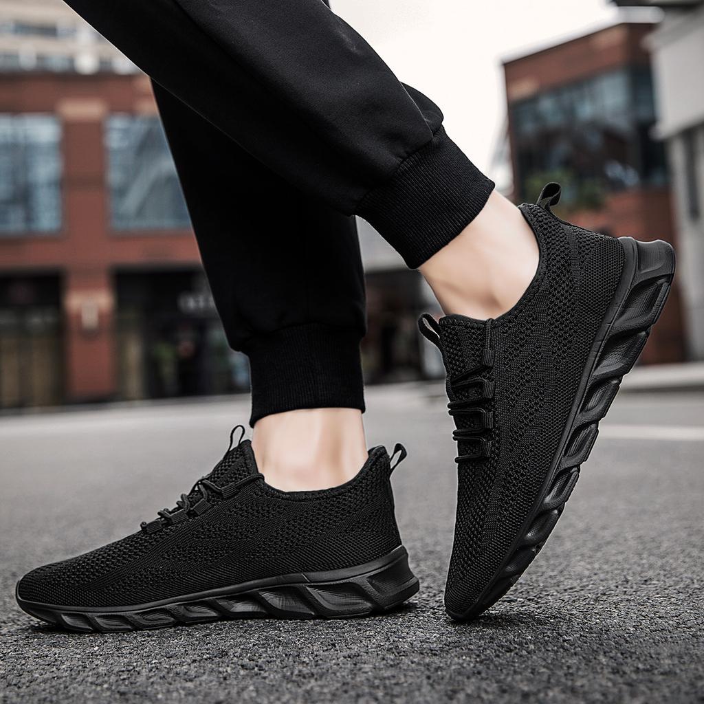Mode Fujeak 36-46 Damen Casual Sneaker Herren Sportschuhe Mode Atmungsaktiv Walking Mesh Flache Schuhe Herrenschuhe Tenis Übergröße