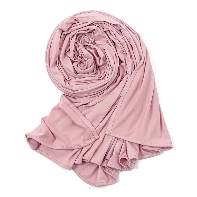 175*80Cm Big Size Modal Cotton Jersey Hijab Scarf Long Muslim Shawl Plain Soft Turban Headscarf Wraps For Women Islamic Headband
