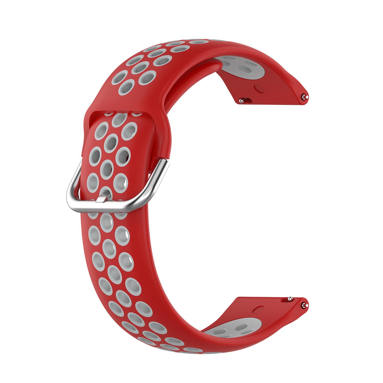 

Силіконовий ремінець 22 мм для Huawei Watch GT 4/3/2 46 мм GT2 Pro Smart Watch Band для Honor Magic Watch 2 46 мм 22mm Universal червоний/сірий колір