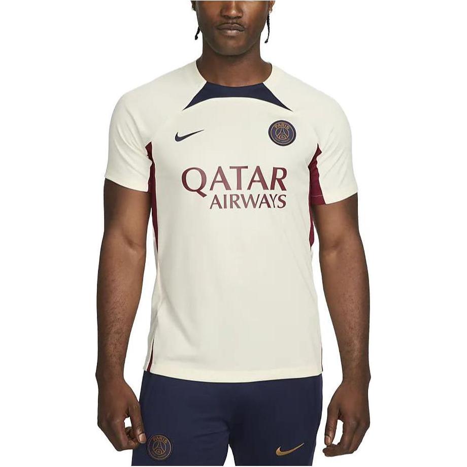Nike Colorblock Letter Print Round Neck Short-Sleeve Soccer Jersey Men Tops White DX3022-116