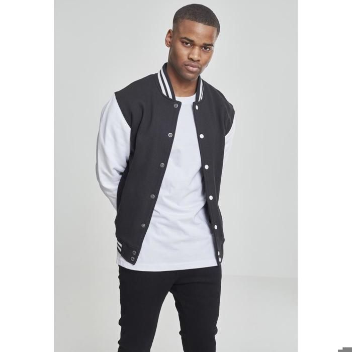 Veste Urban Classic 2-tone college sweat basic