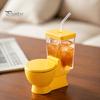 Interesting Conversation Starter Toilet Shaped Ramen Bowl Set, Built-in Drink Cup And Straw Creative Soup Serving Dish Instant Noodle Bowl,