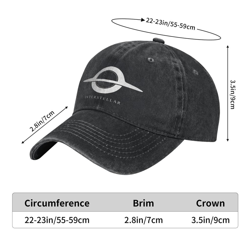 Men Women  Interstellars Cap Wear Baseball Cap Fashion  Trucker Hat Adjustable